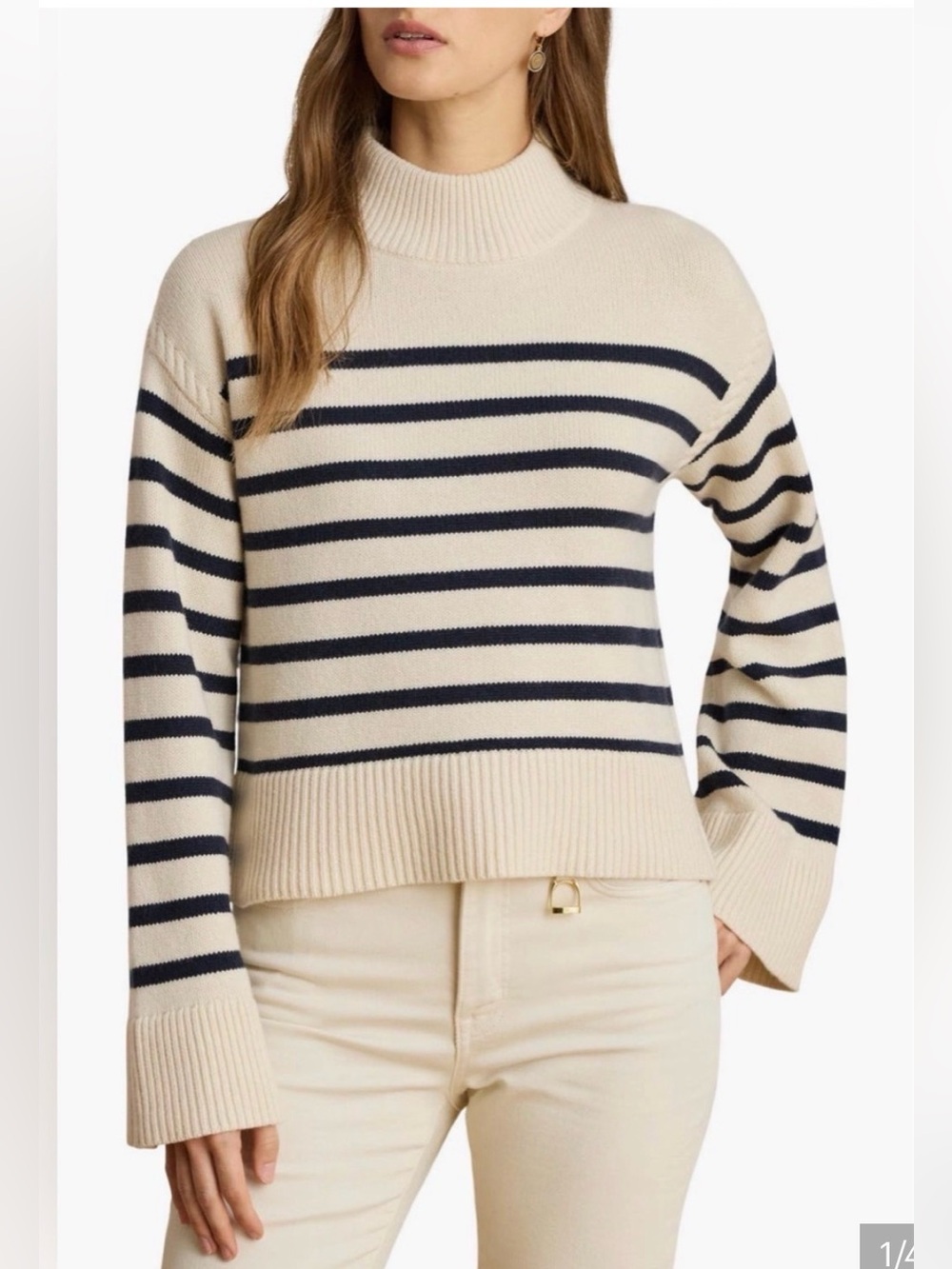 NWT/NIB Lauren Ralph
Lauren Stripe Wool Blend
Sweater PL